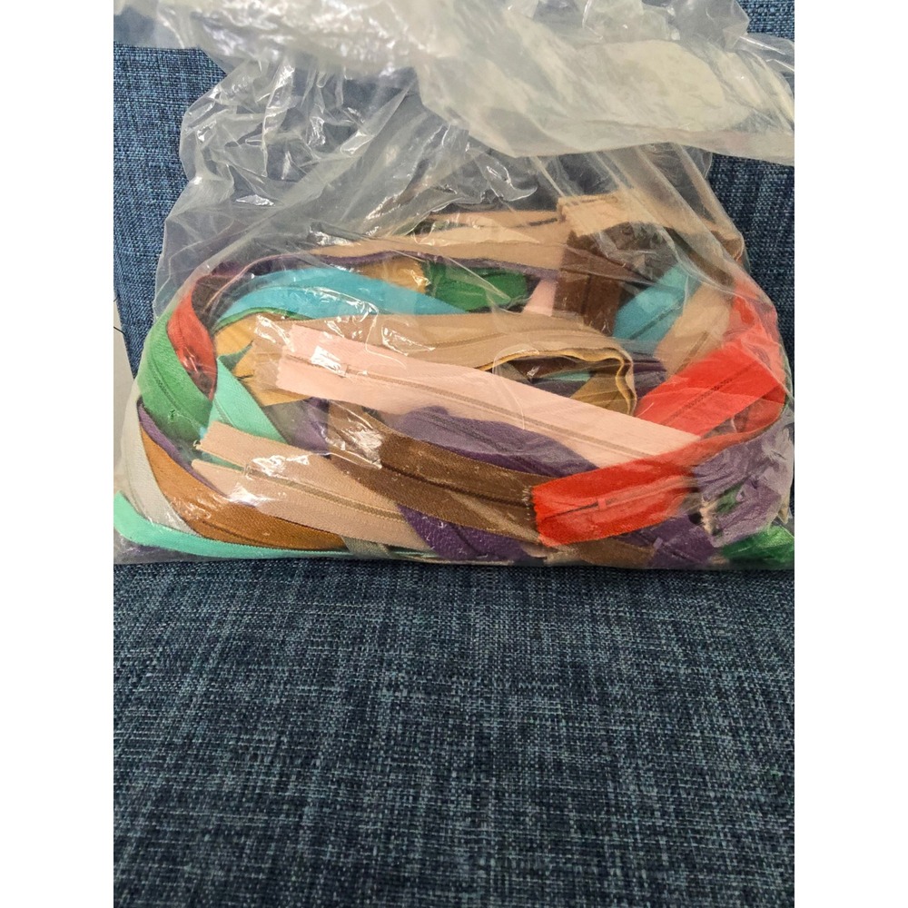 Vintage Zipper‎ Lot Mixed Colors Sizes Bulk Sewing Notions Chic J&P Coats Craft